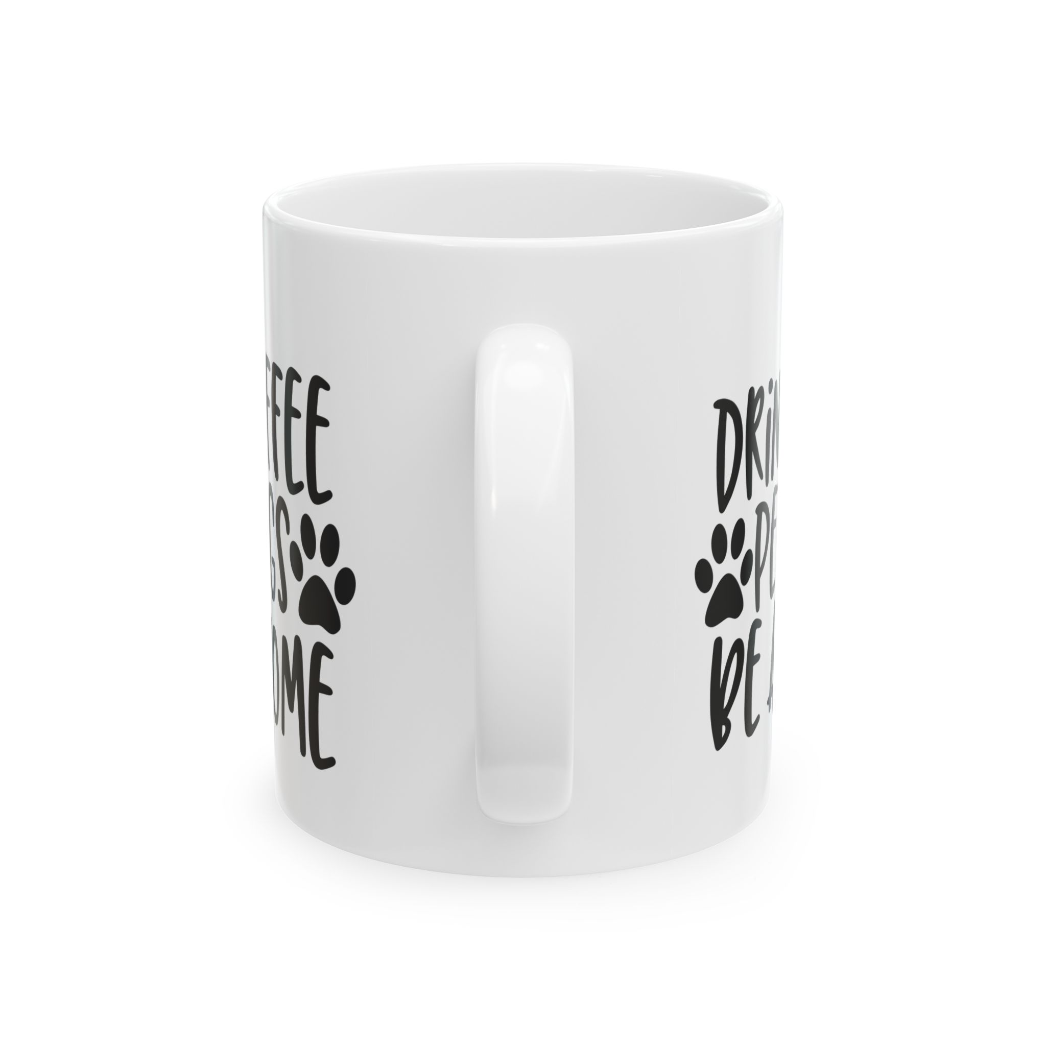 Drink Coffee Pet Dogs Be Awesome Ceramic Mug, Dog Lover Gift, Coffee Mug, Funny Quote, Dog Mom Gift, Dog Dad Gift - Image 4