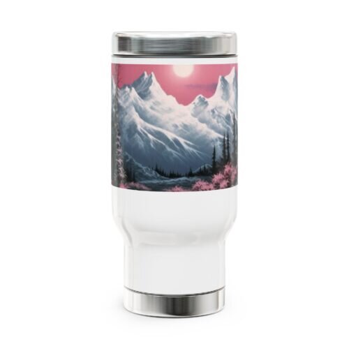 Alaskan Mountain Tumbler: Keep Your Drinks Hot & Your Views Stunning