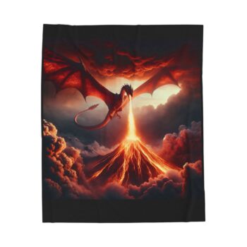 Dragon Battle Plush Blanket