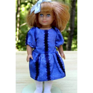 Sparkling Midnight Blue Dress for Mini American Girl Dolls