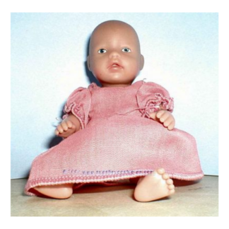 Sew the Classic Pink Doll Dress Pattern for Mini Baby Born Dolls