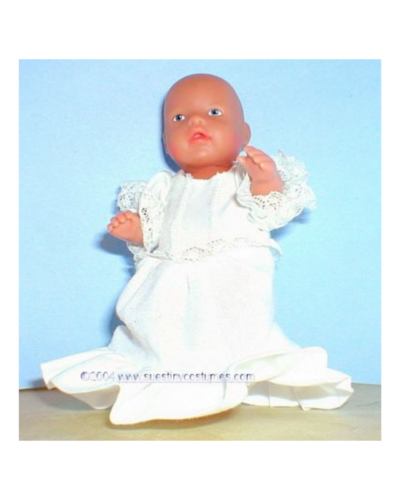 Mini Baby Born Christening Gown Sewing Pattern