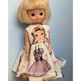 Easy Storybook Doll Dress Pattern for Tiny Betsy, Madeline, Ginny & Stacey Dolls