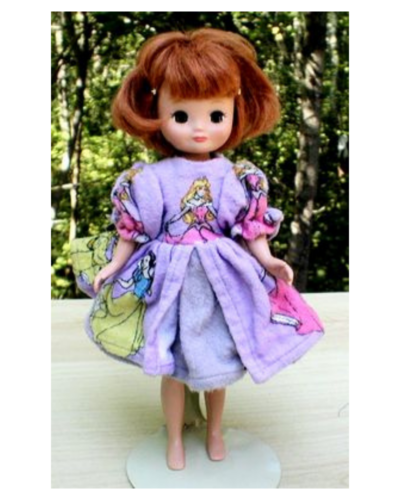 Doll Princess Dress Pattern for Tiny Betsy, Madeline, Ginny, & Stacey
