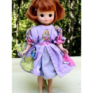 Doll Princess Dress Pattern for Tiny Betsy, Madeline, Ginny, & Stacey