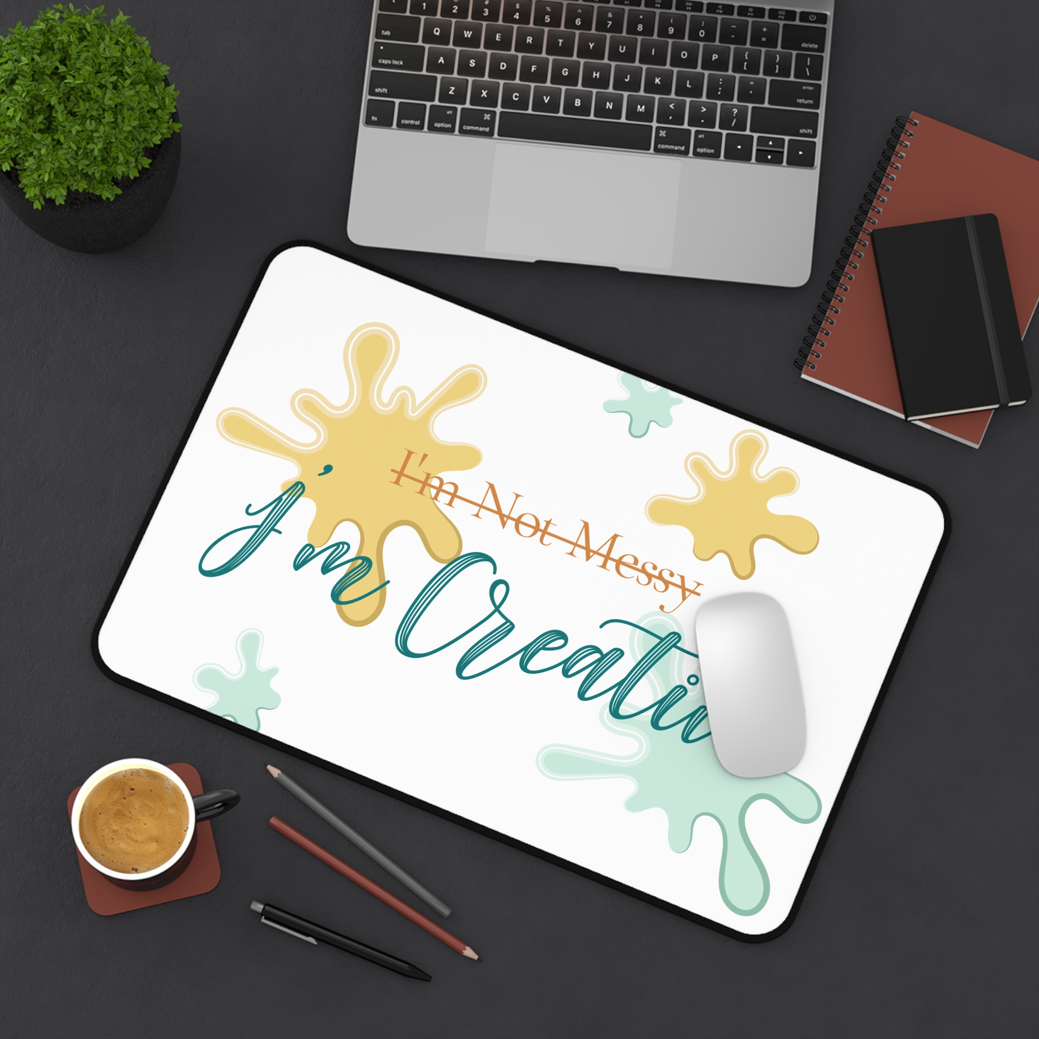 The &Quot;I'M Creative&Quot; Desk Mat: Your Ideas, Your Space 1 The "i'm creative" desk mat: your ideas, your space