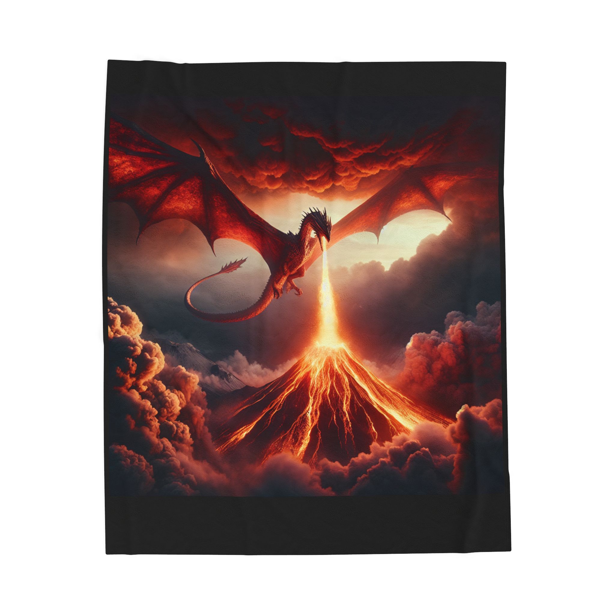 Dragon Battle Plush Blanket: Epic Comfort For Fantasy Fans 1 Dragon battle plush blanket: epic comfort for fantasy fans