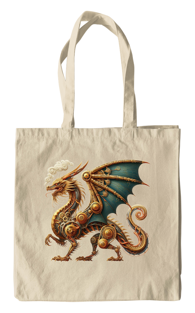 Steampunk Dragon Tote 1 Steampunk Dragon Tote