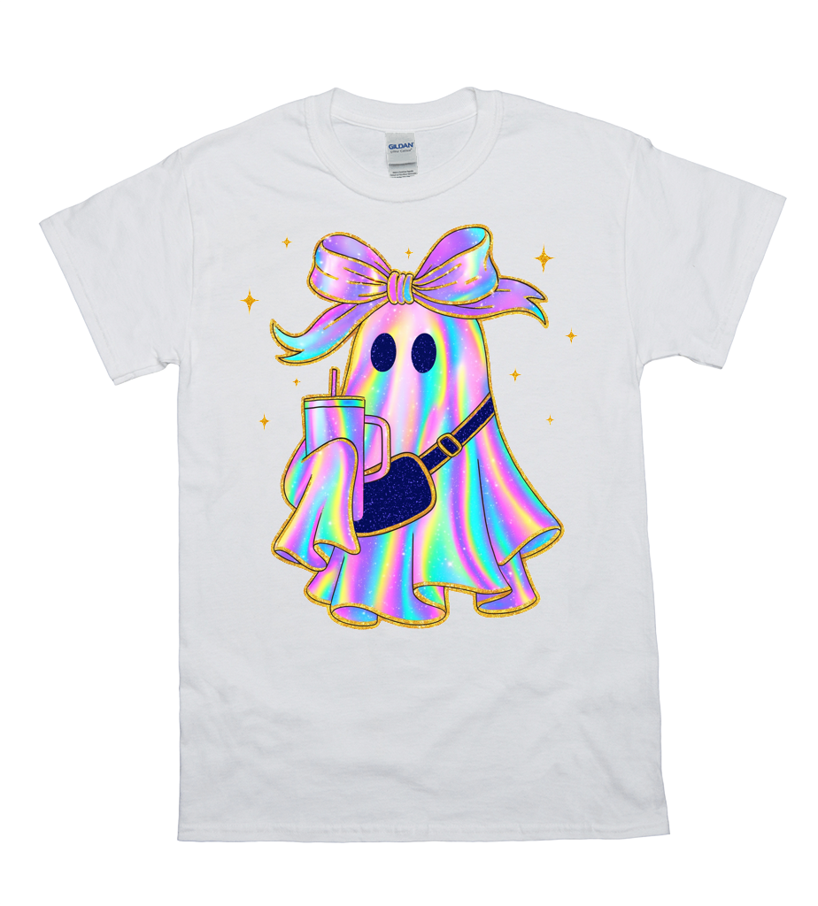 Iridescent Boo Jee Ghost T-shirt