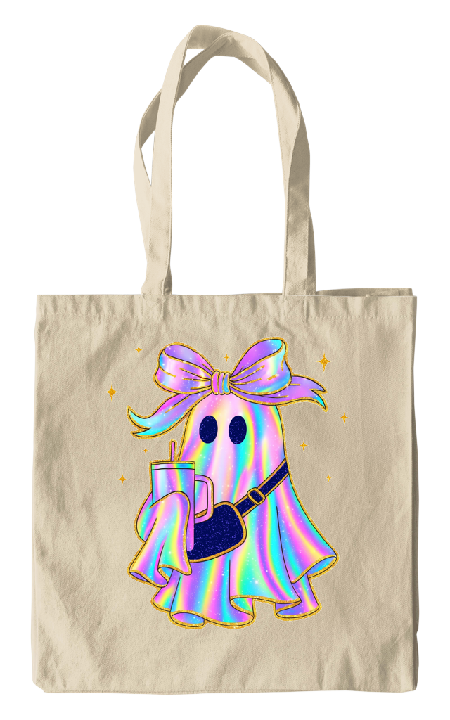 Iridescent Boo Jee Ghost Tote