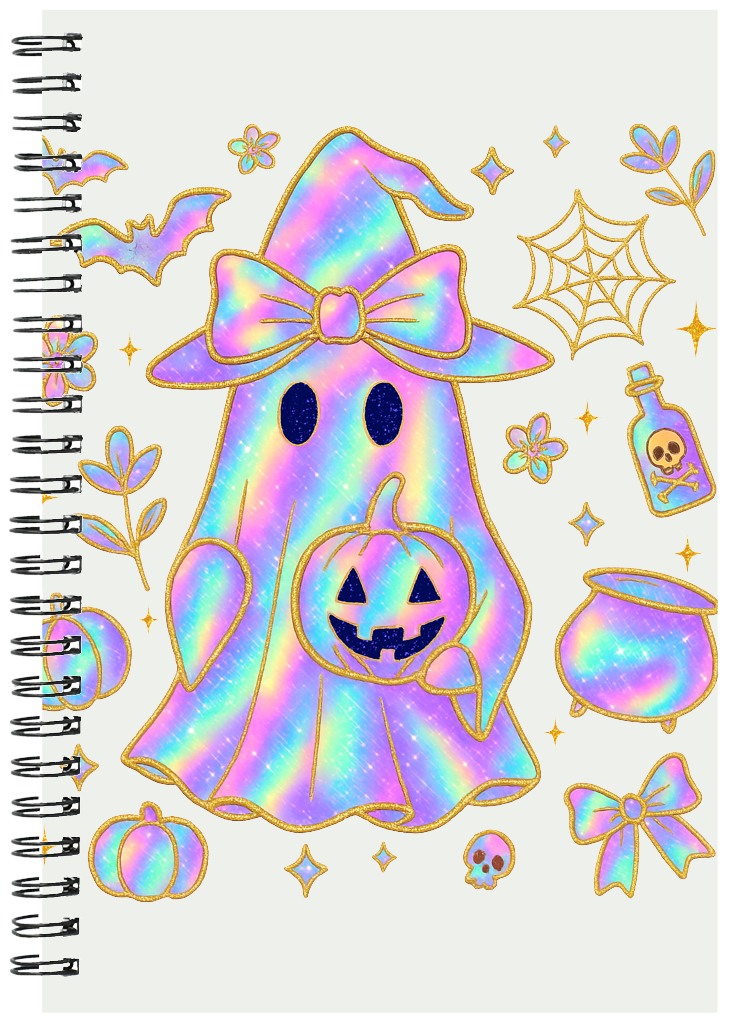 Iridescent Ghost Witch Notebook