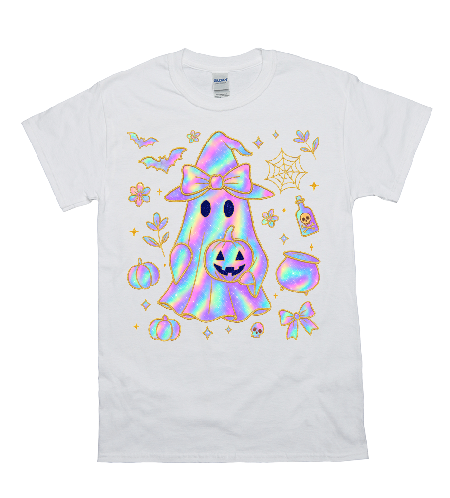 Iridescent Ghost Witch T-shirt