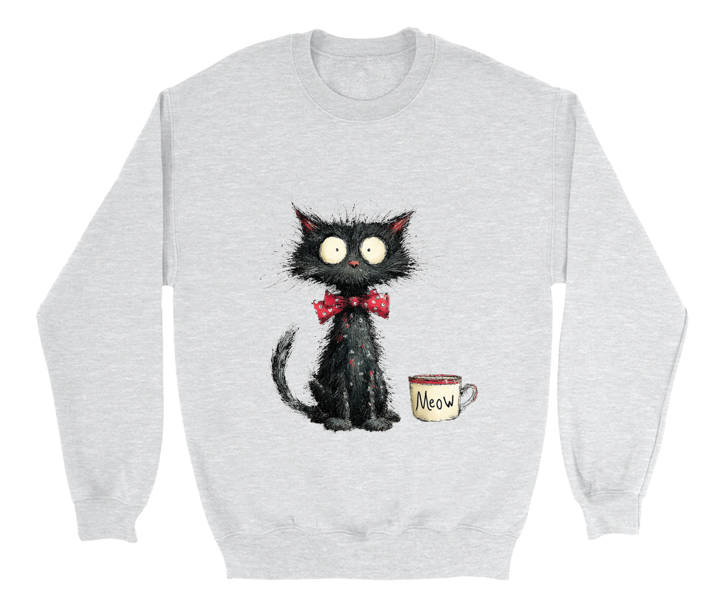 Dapper Messy Cat Sweatshirt 2 Dapper messy cat sweatshirt