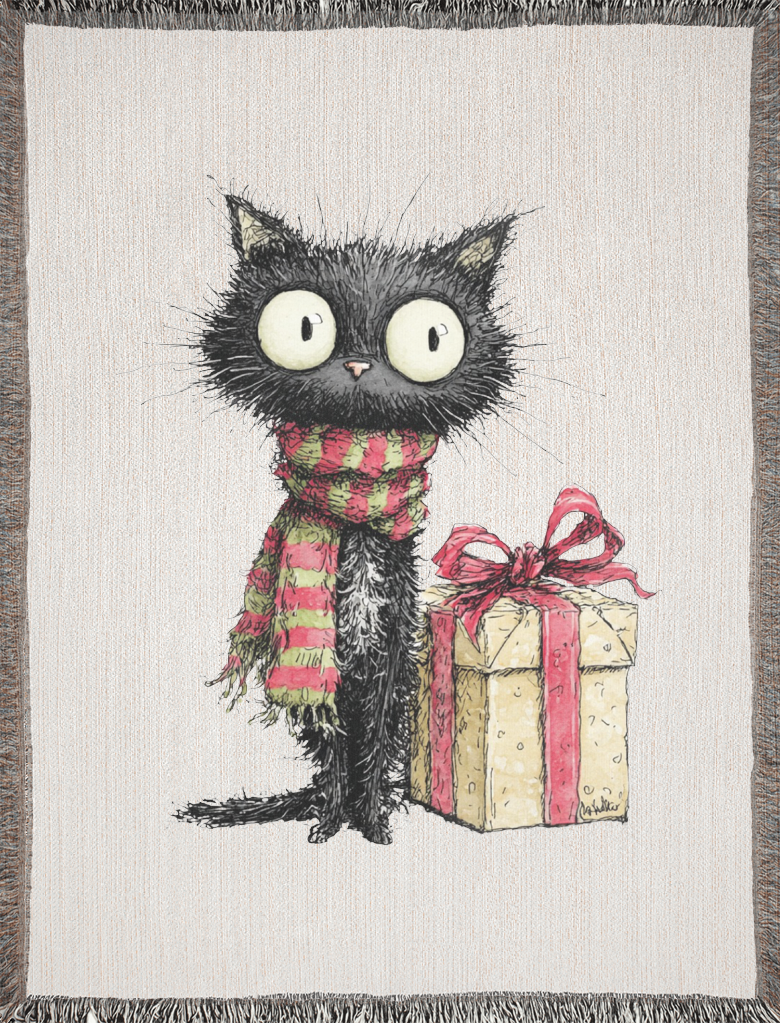 Winter Wishes Cat Blanket 3 Winter wishes cat blanket