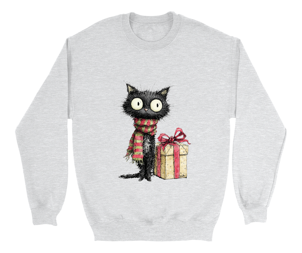 Scarf and Gift Kitten Sweatshirt 2 Scarf and Gift Kitten Sweatshirt