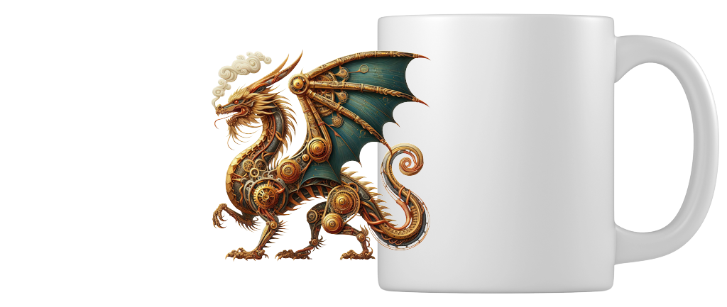 Machinery Myth Dragon Coffee Mug