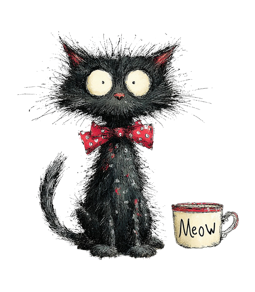 Dapper Messy Cat Sweatshirt