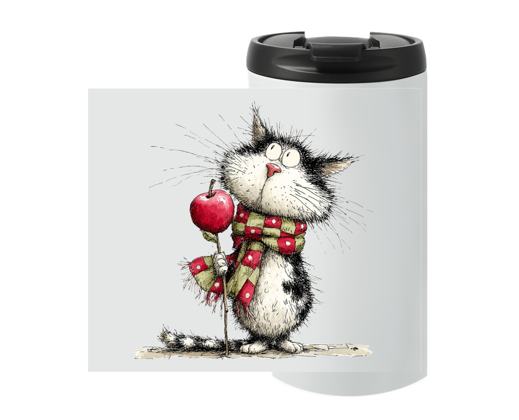 Winter Whiskers Travel Mug